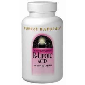  R Lipoic Acid 100mg   30 tabs., (Source Naturals) Health 