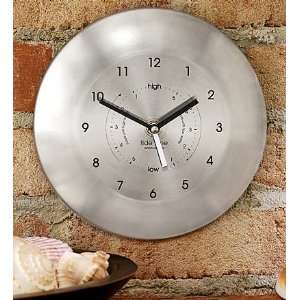  Recycled Stainless Steel Tide Clock