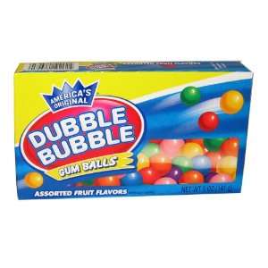 Dubble Bubble Gumballs Assorted Concession Box (Pack of 12)  