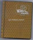 Monster Protectors Mini Binder holds 64 cards Pink items in uc things 