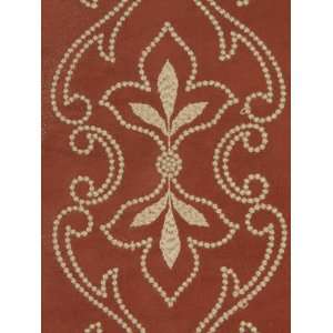  Sybille Scroll Persimmon by Beacon Hill Fabric Arts 