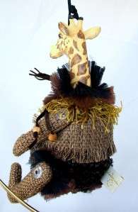 Giraffe Katherines Safari Collection Handpntd Ornament  