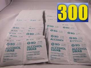   WILL RECEIVE 3 Sealed Boxes of BD Alcohol Swabs which is 300 Swabs