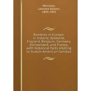 , Belgium, Germany, Switzerland, and France, with historical facts 