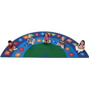  Alpha Shapes Semi Circle Classroom Seating Rug Toys 
