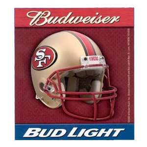    San Francisco 49ers Budweiser/Bud Light Sticker Automotive
