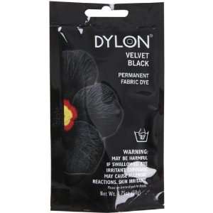  Dylon Permanent Fabric Dye 1.75 Ounce Velvet Black