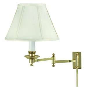 House of Troy LL660 PB Library Lamp Collection Swing Arm 