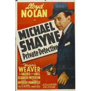  Michael Shayne Private Detective Movie Poster (11 x 17 