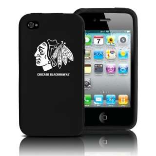 CHICAGO BLACKHAWKS SILICONE IPHONE 4 CELL PHONE COVER CASE HOLER