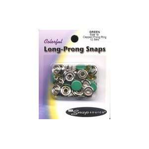  Snap Source Green Size 16 7/16 (11mm) Long Prong Capped Prong 