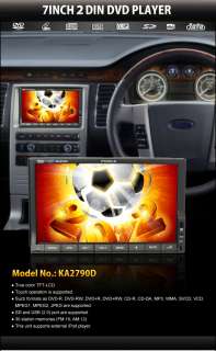 Car 7 2DIN In Dash Touch Screen DVD Player FM USB/SD Bluetooth ipod 