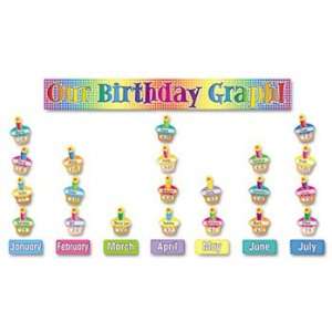  Our Birthday Graph Bulletin Board Set Electronics