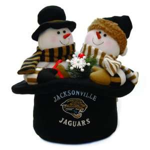  12 NFL Jacksonville Jaguars Plush Snowmen Top Hat 