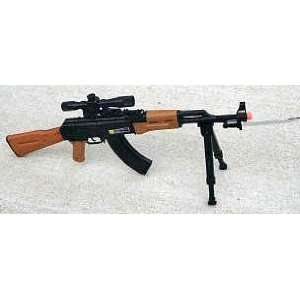  AK 47 AIRSOFT SNIPER RIFLE WITH LASER SCOPE Sports 