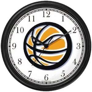    Basketball Theme Wall Clock by WatchBuddy Timepieces (Hunter 