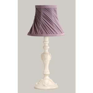   Accent Lamp with Chelsea Shade in Beige Shade Color Mauve Automotive