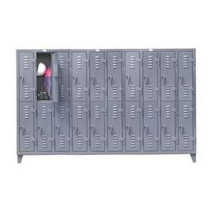 Strong Hold® All Welded Slim Line Locker Double Tier 122x18x78 20 