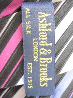 LOT 3 ASHFORD & BROOKS BRESCIANI Pattern Silk Neckties  