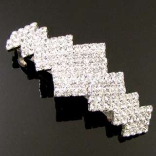 Wholesale 9 pc Rhinestones crystals hair barrette clip  