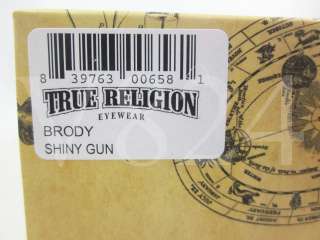 TRUE RELIGION Sunglasses Shiny Gunmetal BRODY SHINY GUN  