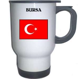  Turkey   BURSA White Stainless Steel Mug Everything 