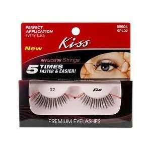  Kiss Premium Eyelashes with Applicator strings Beauty