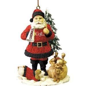 Louisville Cardinals NCAA Santas Cheer Tree Ornament  