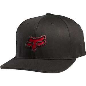 Fox Racing Suprano Mens Flexfit Fashion Hat/Cap   Color Black, Size 