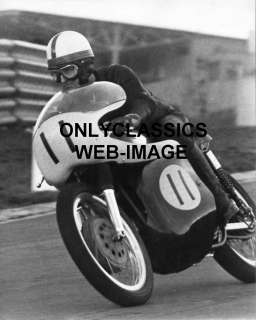 1967 DEREK MINTER #11 MOTORCYCLE GRAND PRIX RACER PHOTO  