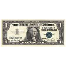 US One Dollar Bill Die Cut Photographic Magnet New  