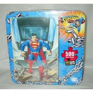  Superman Tin Box Puzzle Toys & Games