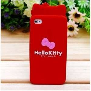 iPhone 4G Cute Hello Kitty Style Head Shape Series Style Soft Case 