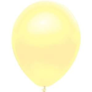  100 Party Balloons   11 Round Latex, Silk Ivory Toys 