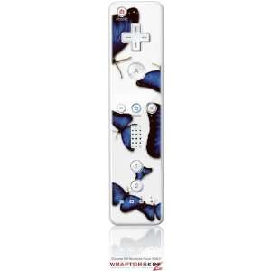  Wii Remote Controller Skin   Butterflies Blue by 