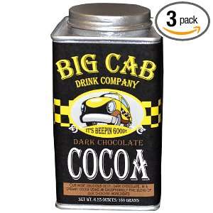 McStevens Big Cab Drink Company Dark Chocolate Cocoa, 6.25 Ounce Cans 