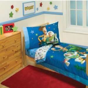  4 Piece Disney Toy Story Toddler Bedding Set Everything 