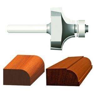   Cove and Bead Router Bit, 1/2 Inch Ball Bearing 2 Flute 1/4 Inch Shank