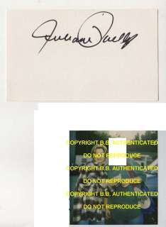 JULIANNE PHILLIPS SIGNED AUTOGRAPHED INDEX CARD WPROOF SISTERS BRUCE 