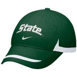 Nike Michigan State Spartans Ladies Green Coaches Adjustable Hat 