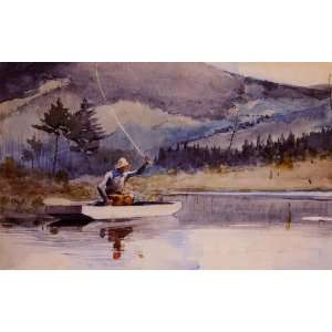 Oil Painting Quiet Pool on a Sunny Day Winslow Homer Hand Painted Ar