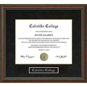  Cabrillo College Diploma Frame