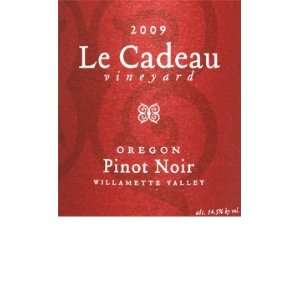  2009 Le Cadeau Pinot Noir Red Label Willamette Valley 