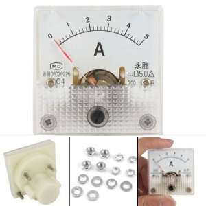  Amico DC Current 0 5A Analog Panel Meter Ammeter Gauge 