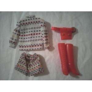  Original 1972 The Short Set Outfit For Barbie Toys 