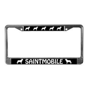  Saintmobile Saint Bernard Pets License Plate Frame by 
