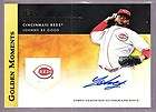 2012 Topps Johnny Cueto Golden Moments AUTO Reds  