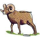 Bighorn Ram Goat Deer Buck Iron On Patch Embroidere​d