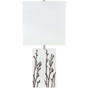  Branches Table Lamp, TALL, WHITE