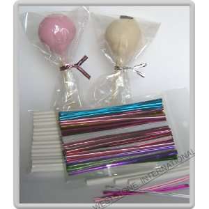   Sticks + Poly Bags + Twist Ties) for Cake Pops